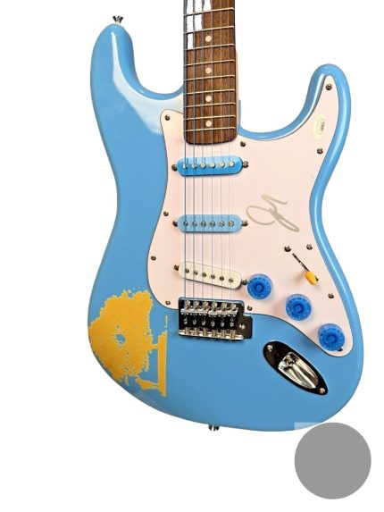 Jack Johnson Autographed Surf Blue Stratocaster Guitar with PSA/DNA COA AK6594