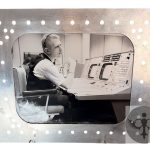 Apollo Mission Control NASA Photo 16x20 OOAK in Distressed Aluminum Frame