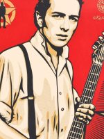 Shepard Fairey OBEY Strummerville Joe Strummer Screen Print S/N #188/450 2014
