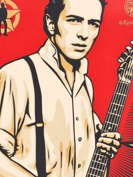 Shepard Fairey OBEY Strummerville Joe Strummer Screen Print S/N #188/450 2014
