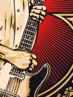 Shepard Fairey OBEY Strummerville Joe Strummer Screen Print S/N #188/450 2014