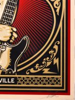 Shepard Fairey OBEY Strummerville Joe Strummer Screen Print S/N #188/450 2014