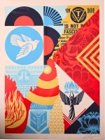 Shepard Fairey OBEY Factory Stacks Endless Power Screen Print S/N /350 2022