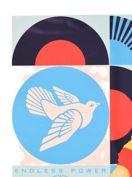 Shepard Fairey OBEY Factory Stacks Endless Power Screen Print S/N /350 2022