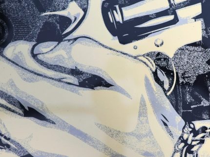 Shepard Fairey OBEY Democracy Under Siege Screen Print Signed 2021 #281/800