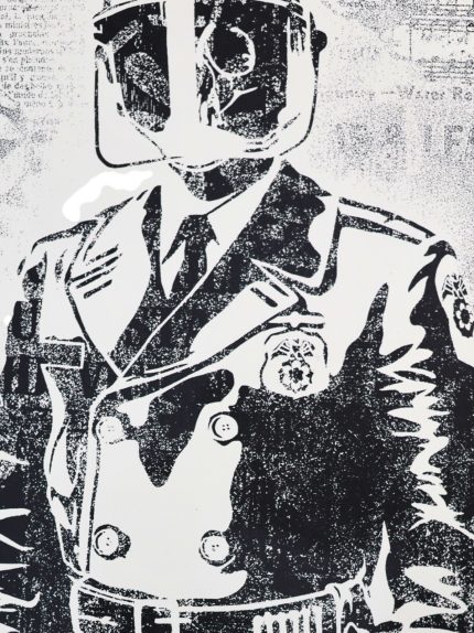 Shepard Fairey "DEMAGOGUE" 2016 Signed Limited Edition Screen Print 18x24