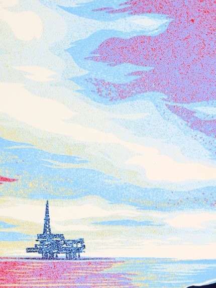 Shepard Fairey OBEY Bliss at the Cliff's Edge Screen Print S/N ed /550 2024