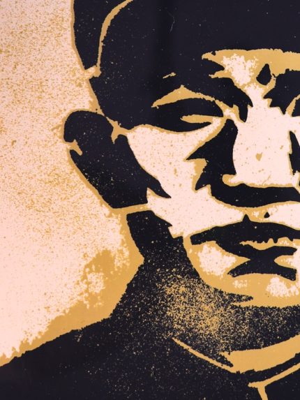 Shepard Fairey OBEY Medium Is The Message Screen Print S/N #159/200 2001