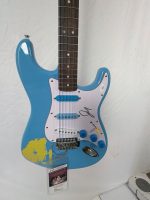Jack Johnson Autographed Surf Blue Stratocaster Guitar with PSA/DNA COA AK6594