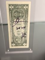 Mike Tyson $1 Bill Mixed Media Art | Signed & Numbered /100 | Acrylic Frame