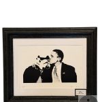 Death NYC Obama x Stormtrooper Signed Art Print, 2013 A/P Framed Political Piece