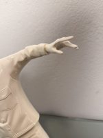 Medicom Toy Flower Thrower Sculpture - White Resin Banksy Inspired Art Figure