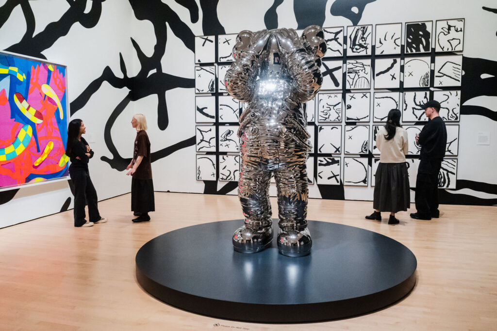 Concert crowd and lights